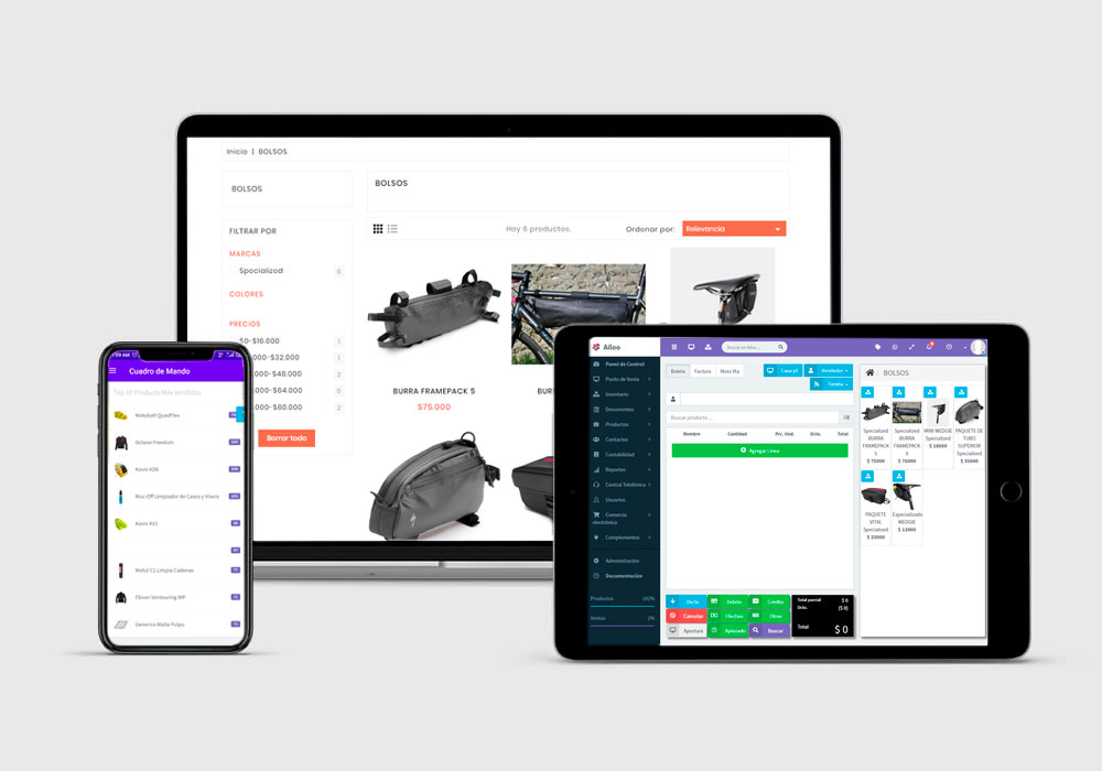 Sell to more customers online and off with eCom.